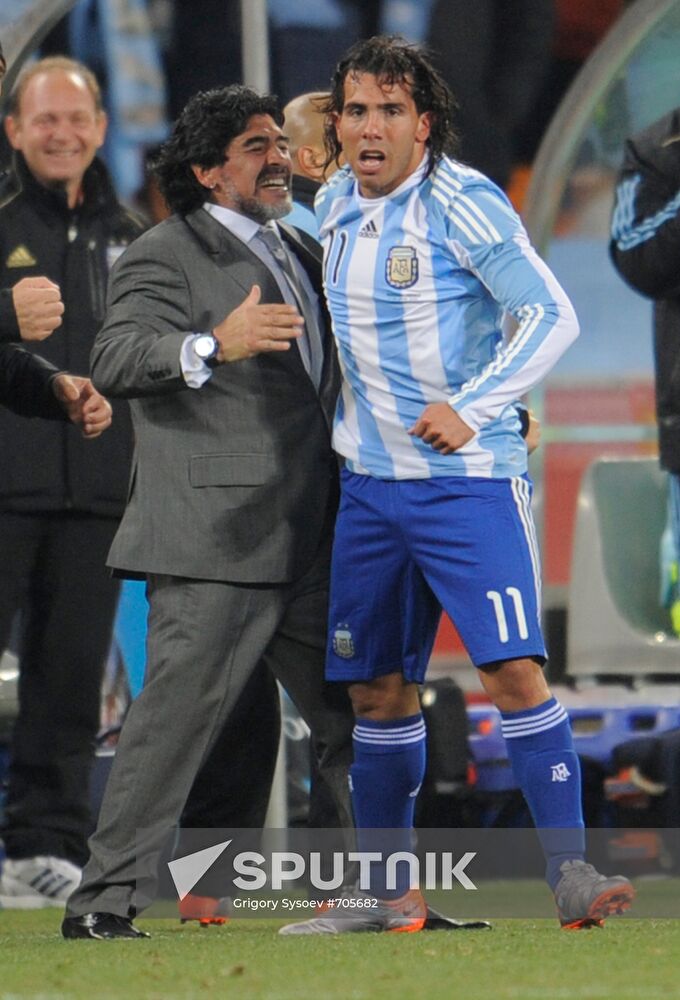 FIFA World Cup 2010. Argentina vs. Mexico