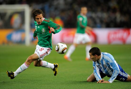 FIFA World Cup 2010. Argentina vs. Mexico