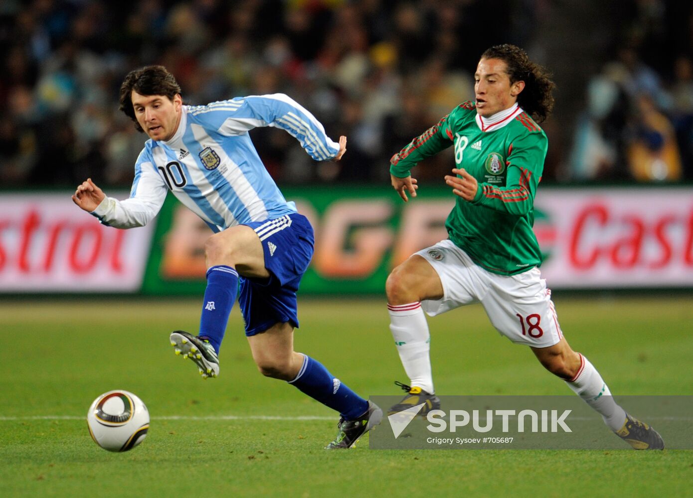 FIFA World Cup 2010. Argentina vs. Mexico