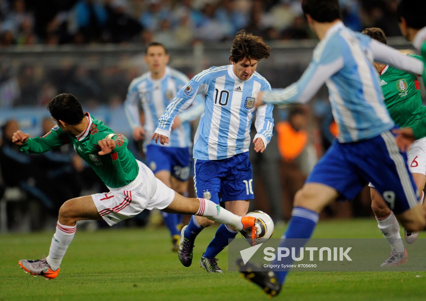 FIFA World Cup 2010. Argentina vs. Mexico