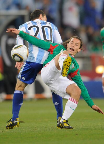 FIFA World Cup 2010. Argentina vs. Mexico