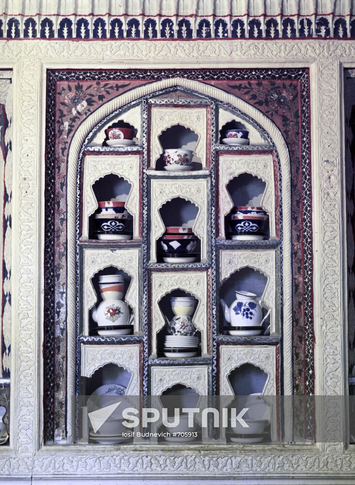 Interior of a Tajik house