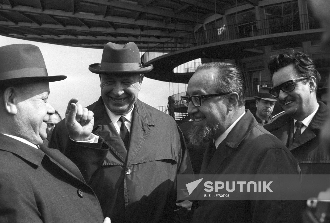 Arrival of delegation of Communist Party of Cuba in USSR