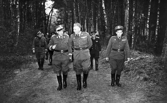 Polish Minister of Defence General Marian Spyhalsky