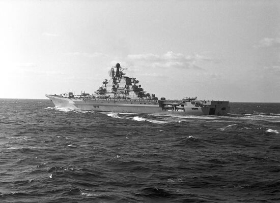 Soviet aircraft-carrying heavy cruiser "Kiev"