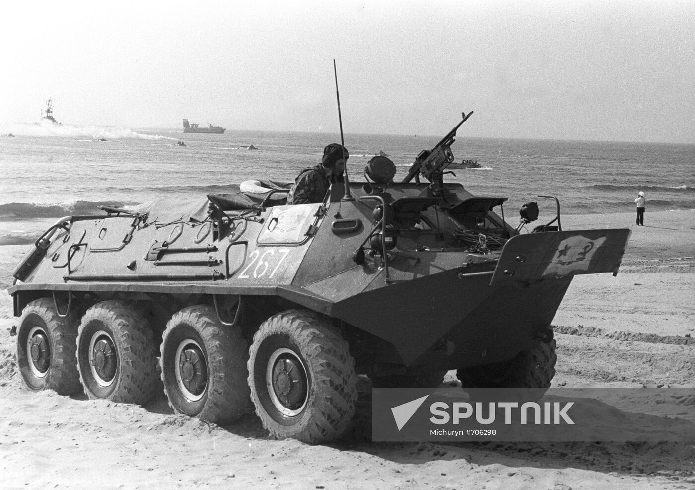 Marine unit during military exercises