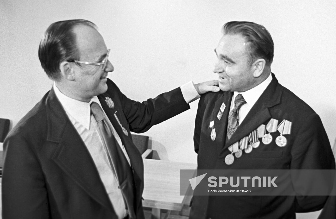 War veterans William Robertson and Alexander Silvashko