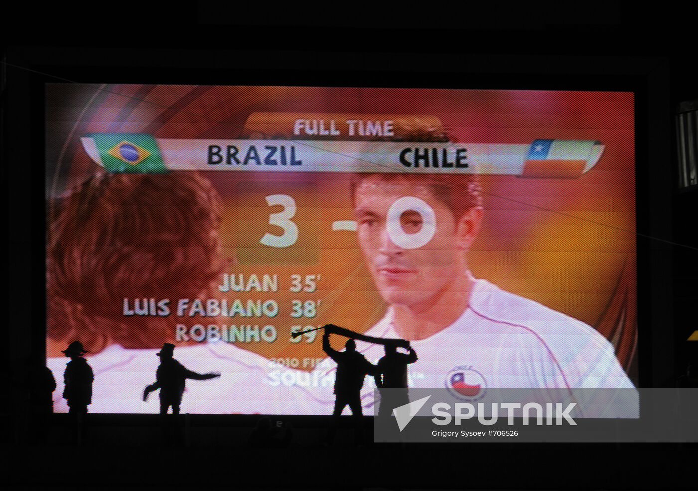 FIFA World Cup 2010. Brazil vs. Chile