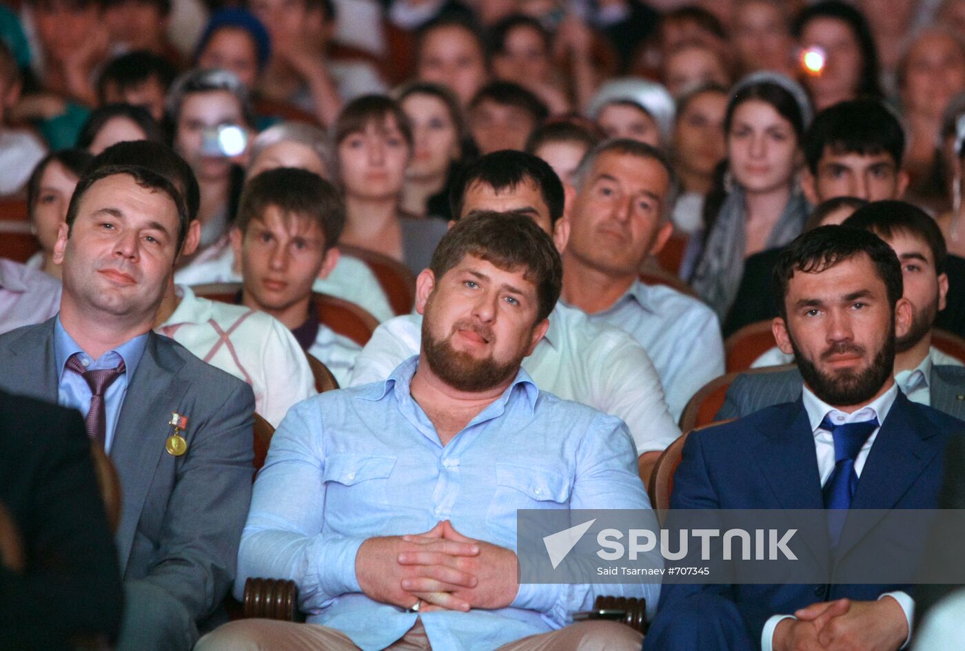 Anzor Muzayev, Ramzan Kadyrov and Magomed Daudov