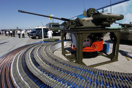 Modernized BMP-2 combat vehicle
