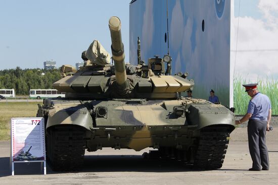 Modernized tank T-72