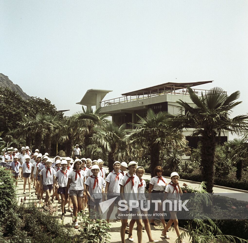 The 111th All-Union Young Pioneer Rally in Artek