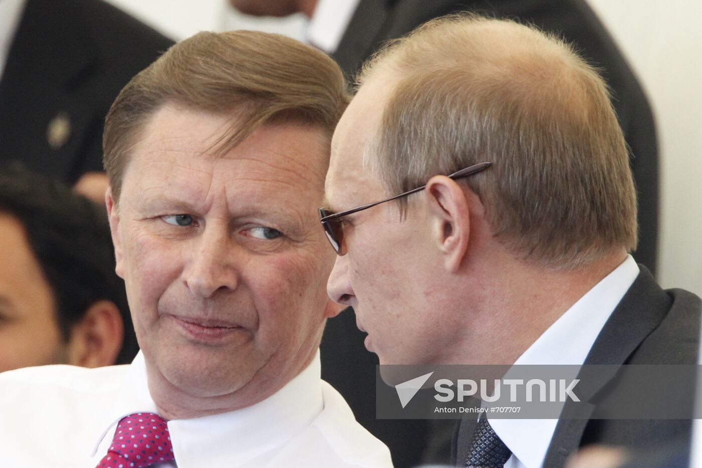 Vladimir Putin and Sergei Ivanov