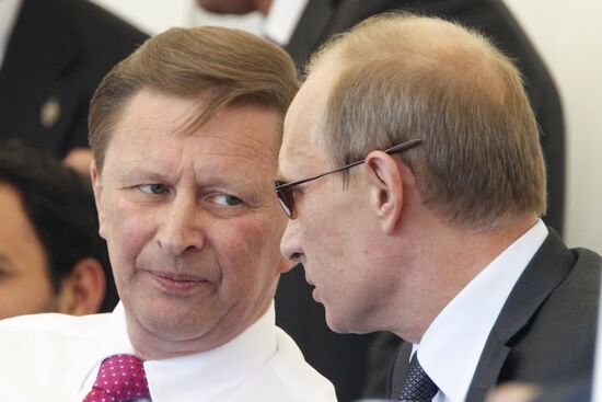 Vladimir Putin and Sergei Ivanov