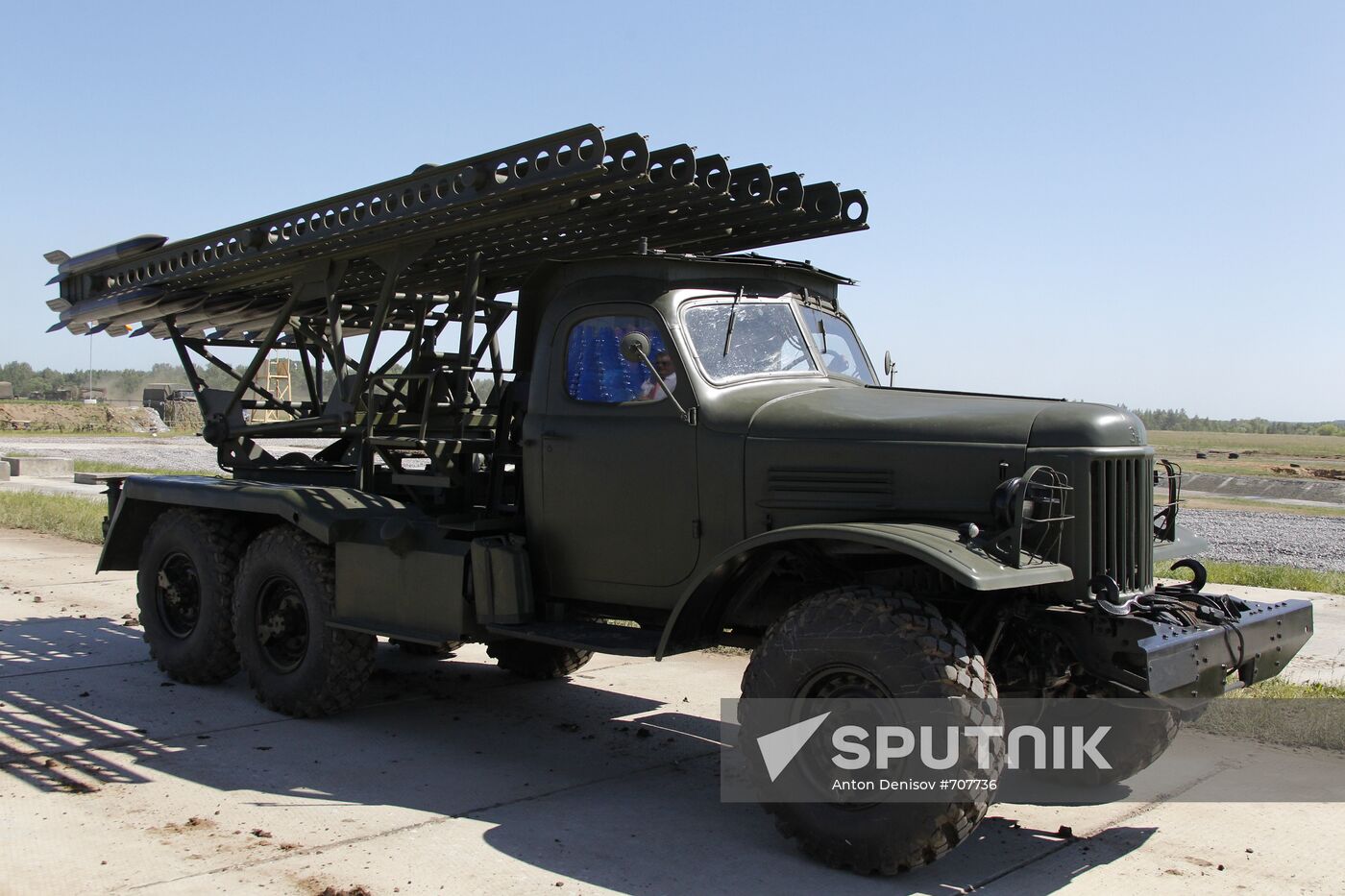 BM-13 Katyusha multiple rocket launcher