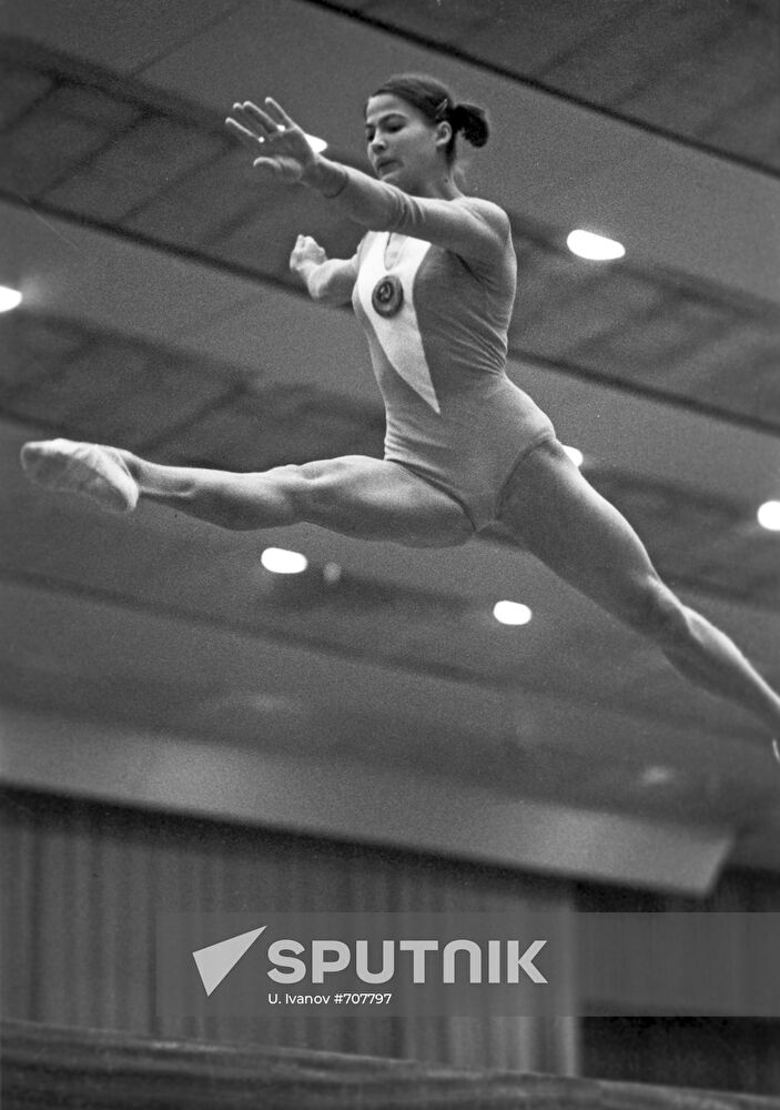 Gymnast Lyudmila Turishcheva