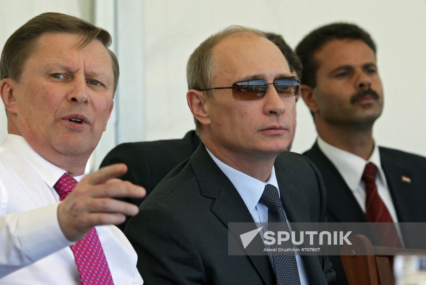 Vladimir Putin and Sergei Ivanov