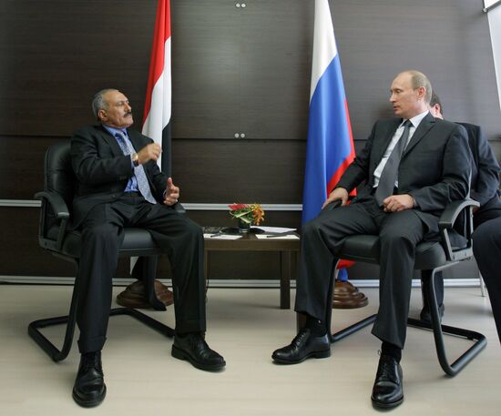 Vladimir Putin meets with Ali Abdullah Saleh