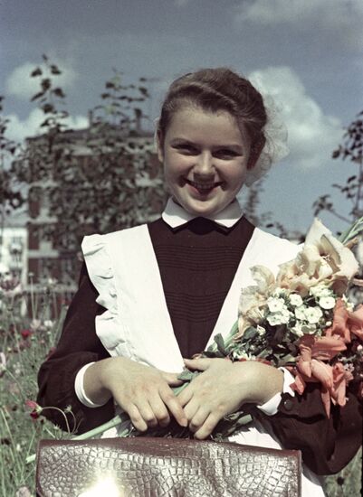 Moscow schoolgirl Larisa Demacheva