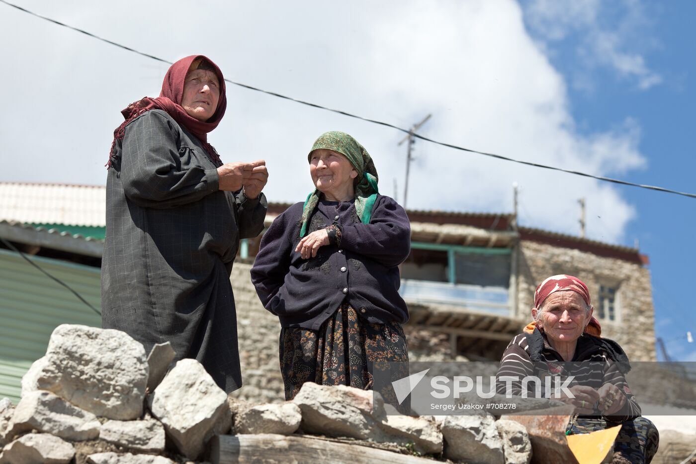Chanko village in Dagestan