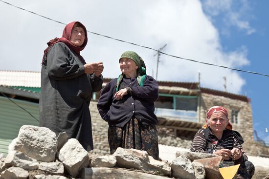 Chanko village in Dagestan