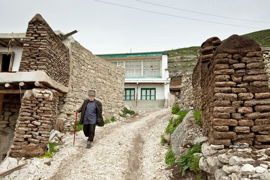 Chanko village in Dagestan