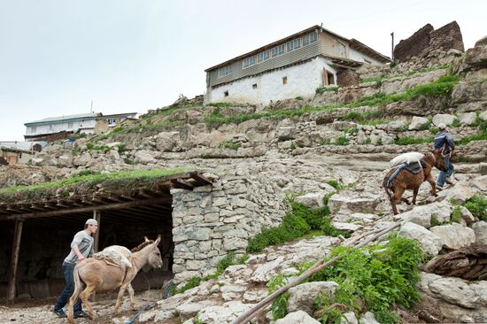 Chanko village in Dagestan