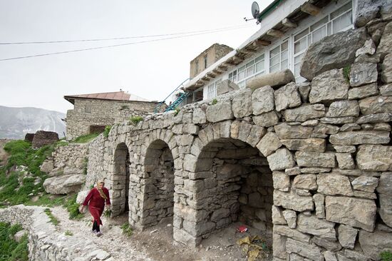 Chanko village in Dagestan