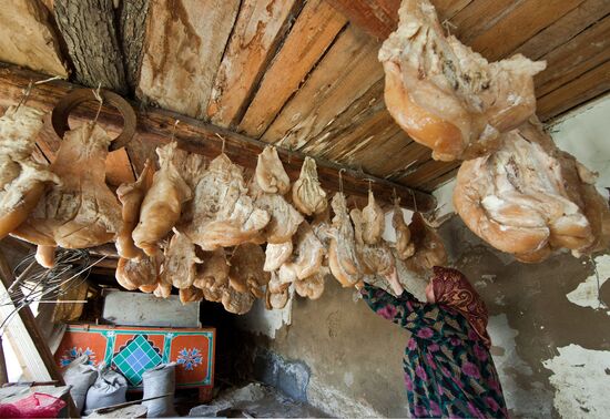 Chanko village in Dagestan