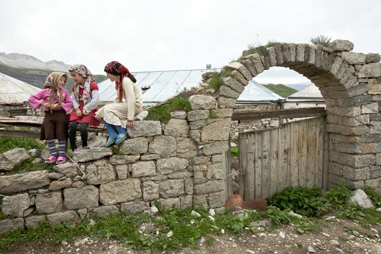 Chanko village in Dagestan