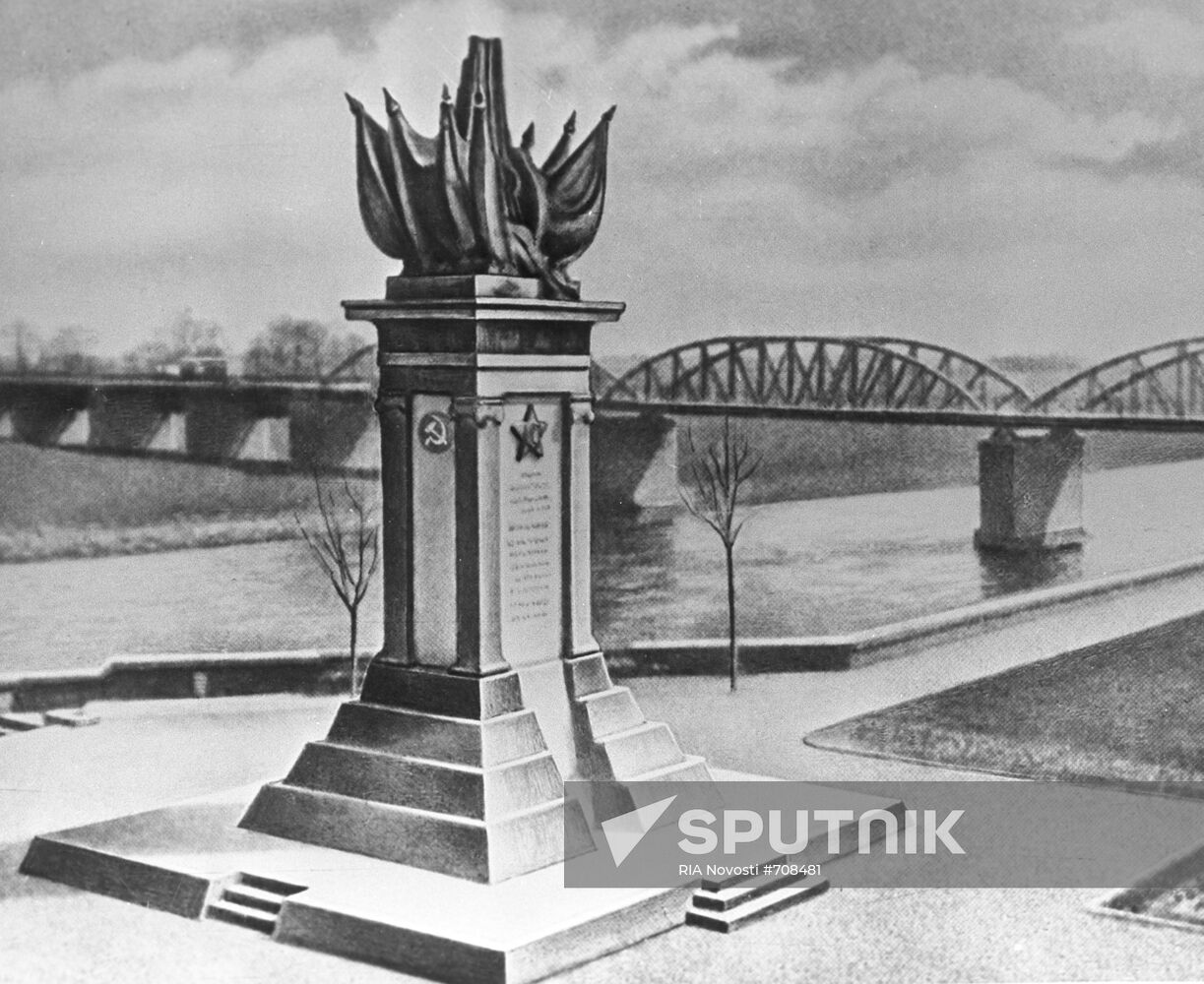 "Encounter at the Elbe" monument