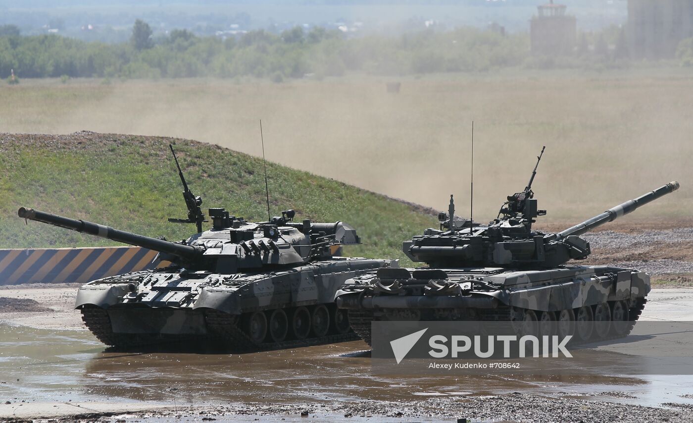 T-80 and T-90 tanks