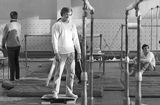 World champion in artistic gymnastics Nikolai Andrianov