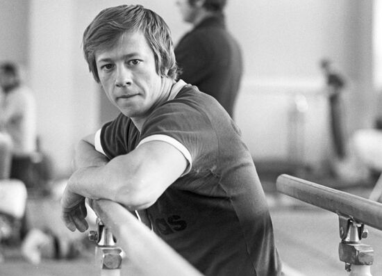 World champion in artistic gymnastics Nikolai Andrianov