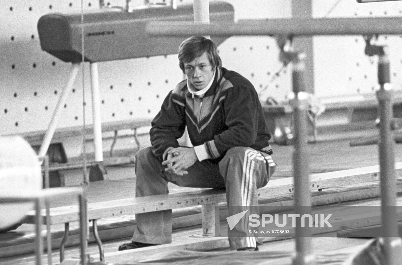 World champion in artistic gymnastics Nikolai Andrianov