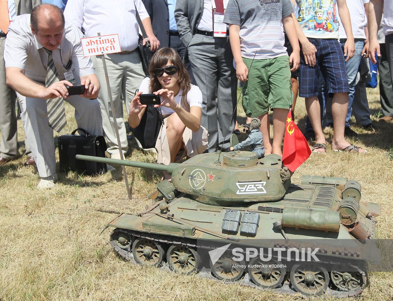 Model of tank of Great Patriotic War