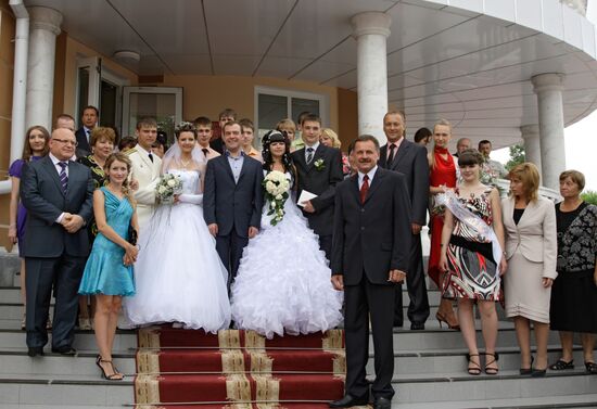 Dmitry Medvedev visits Birobidzhan