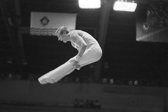 Gymnast Nikolai Adriyanov