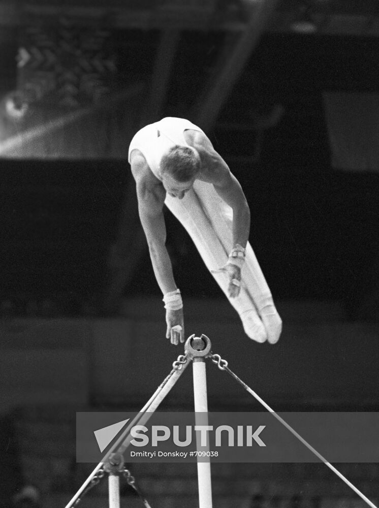 Gymnast Nikolai Adriyanov
