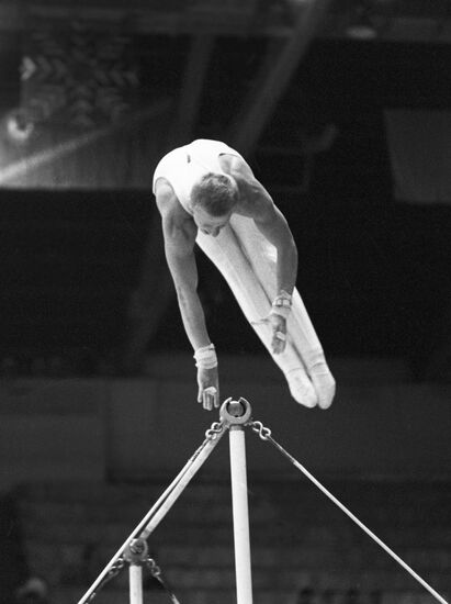 Gymnast Nikolai Adriyanov
