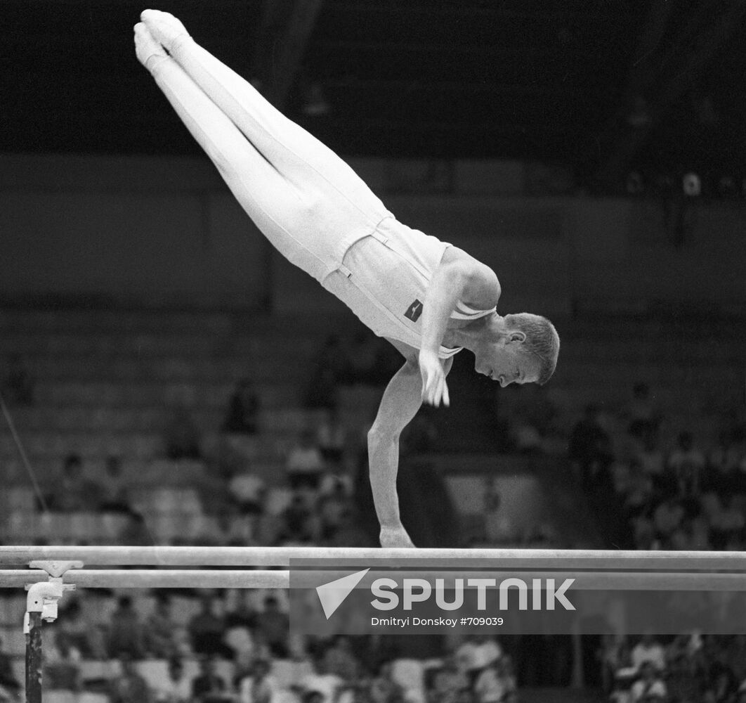 Gymnast Nikolai Adriyanov