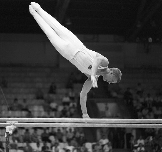 Gymnast Nikolai Adriyanov