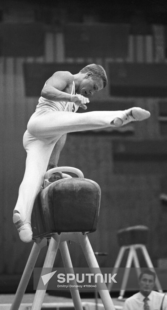 Gymnast Nikolai Adriyanov