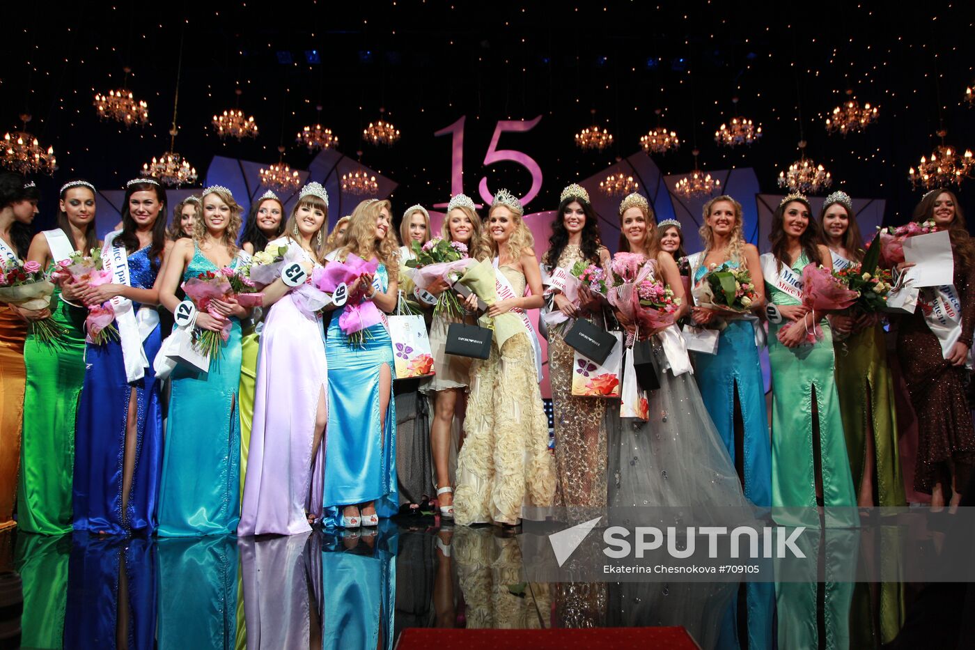 2010 Miss Moscow beauty contest finalists