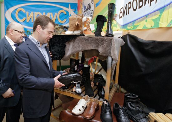 Dmitry Medvedev visits Birobidzhan