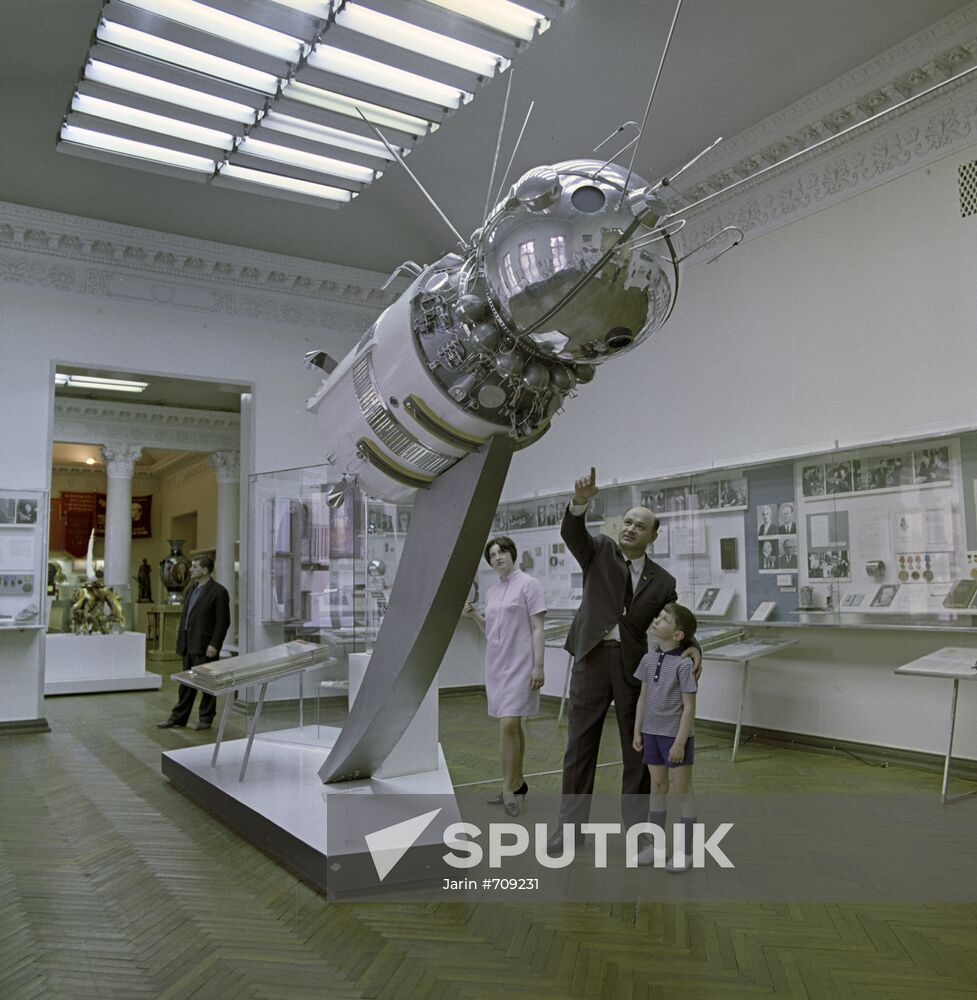 Scale model of Vostok-1 space craft