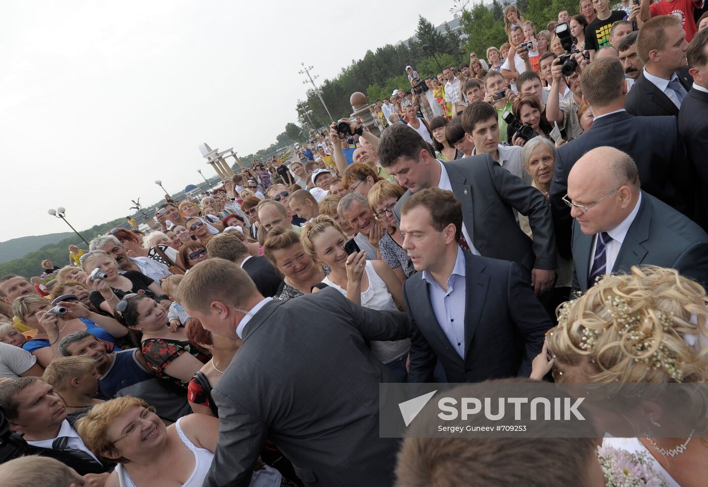 Dmitry Medvedev on working visit to Birobidzhan