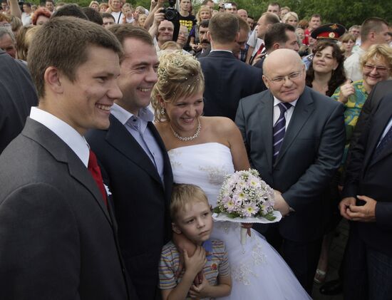 Dmitry Medvedev visits Birobidzhan