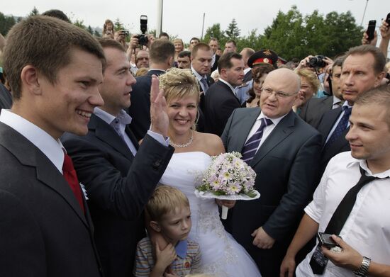 Dmitry Medvedev visits Birobidzhan