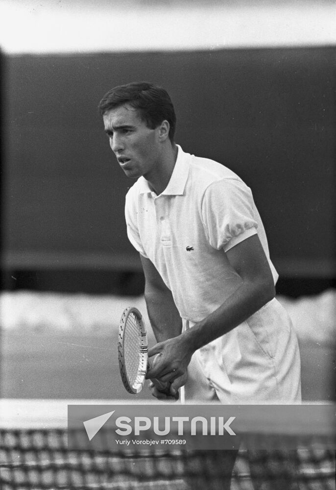 Soviet tennis player Alexander Metreveli